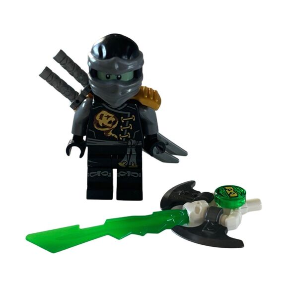 LEGO Minifigure - Cole - Skybound Ghost Head Wrap With Sword njo0201 70604 - Picture 3 of 5